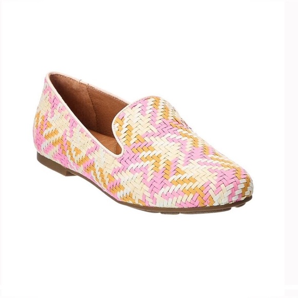 Gentle Souls | Eugene Woven Loafer in Rose Multi, - Picture 1 of 9
